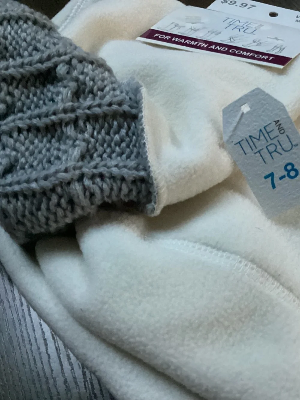 Time and Tru Women’s Boot Liner New With Tag Size M 7-8